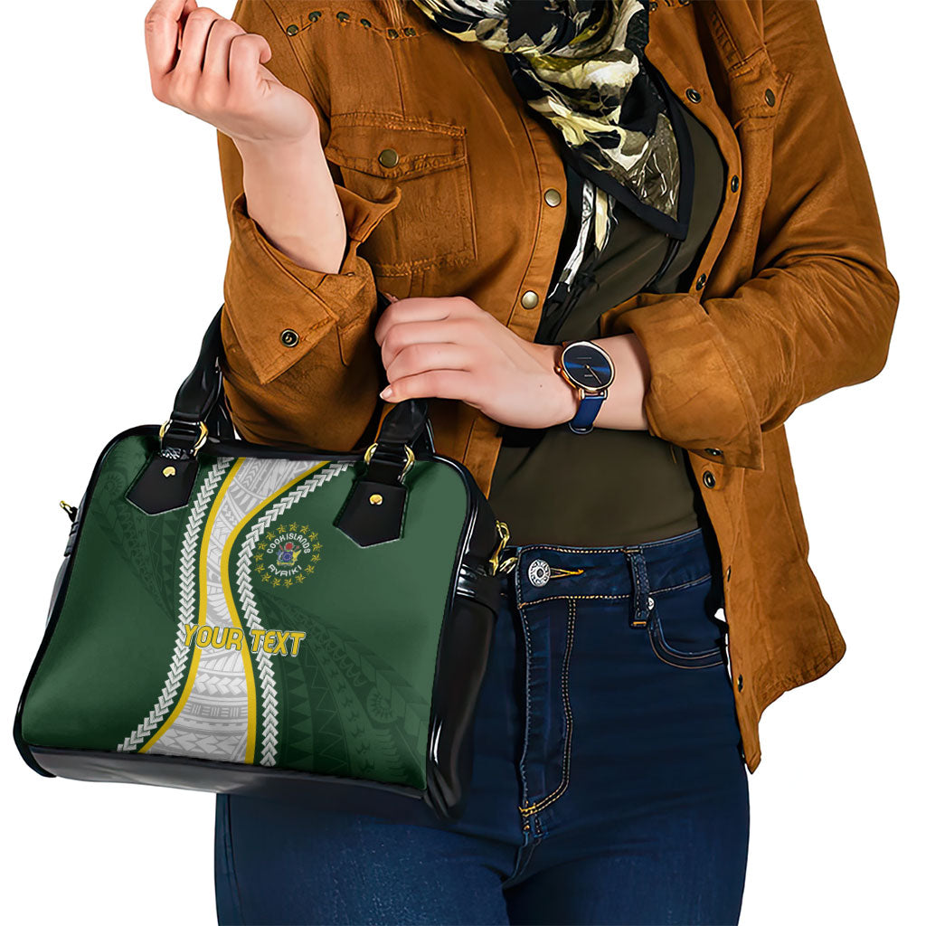 Cook Islands Rugby Personalized Avaiki Shoulder Handbag GO Kuki LT7 - Polynesian Pride