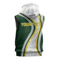 Cook Islands Rugby Personalized Avaiki Sleeveless Hoodie GO Kuki LT7 - Polynesian Pride
