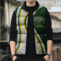Cook Islands Rugby Personalized Avaiki Sleeveless Puffer Jacket GO Kuki LT7 - Polynesian Pride