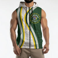 Cook Islands Rugby Personalized Avaiki Sleeveless Zip Hoodie GO Kuki LT7 - Polynesian Pride