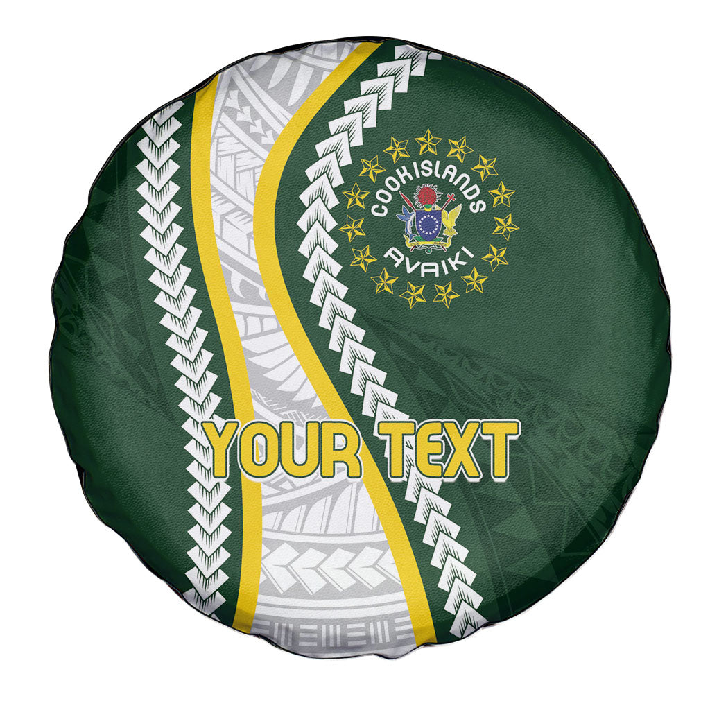 Cook Islands Rugby Personalized Avaiki Spare Tire Cover GO Kuki LT7 - Polynesian Pride
