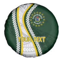 Cook Islands Rugby Personalized Avaiki Spare Tire Cover GO Kuki LT7 - Polynesian Pride