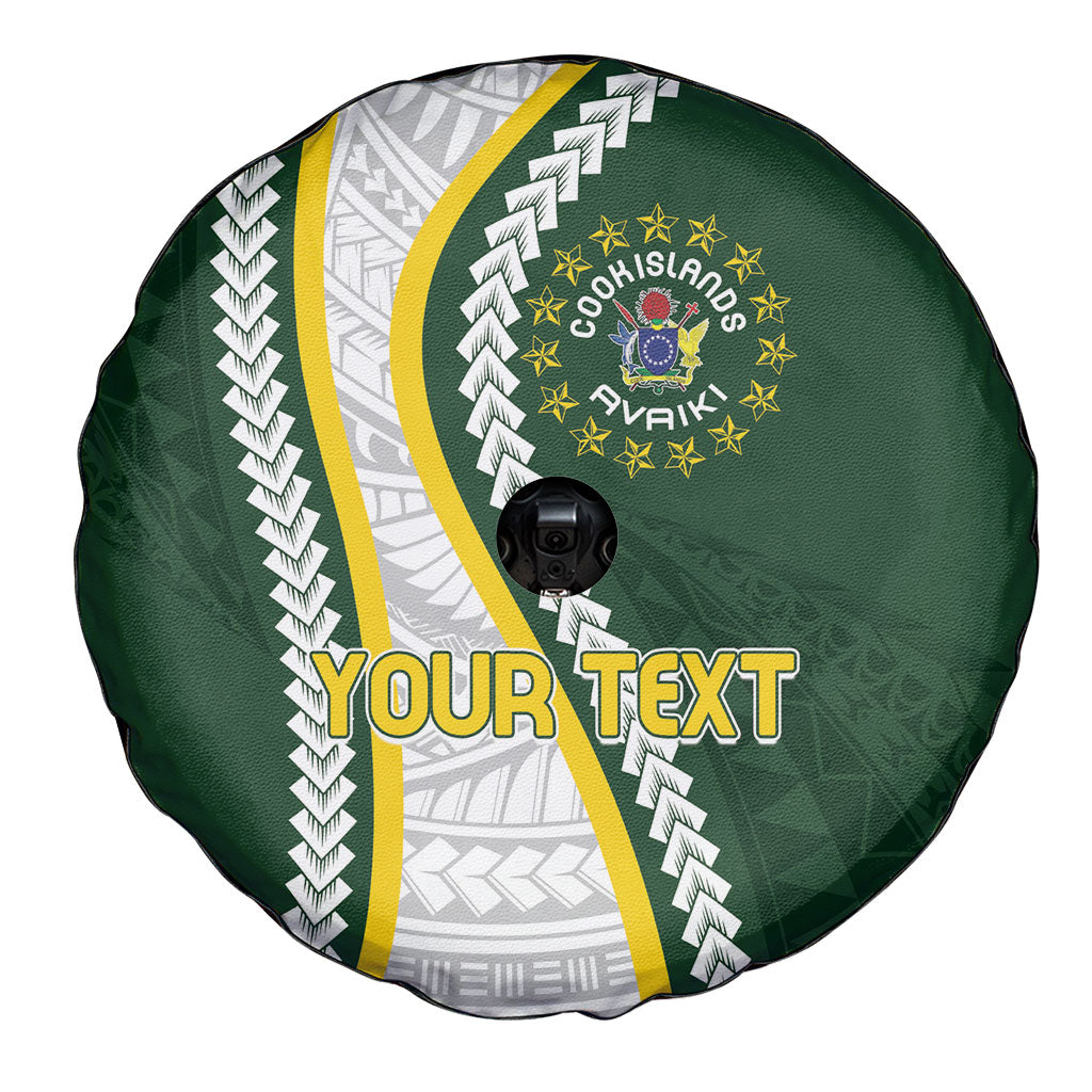 Cook Islands Rugby Personalized Avaiki Spare Tire Cover GO Kuki LT7 - Polynesian Pride