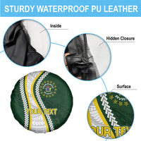 Cook Islands Rugby Personalized Avaiki Spare Tire Cover GO Kuki LT7 - Polynesian Pride