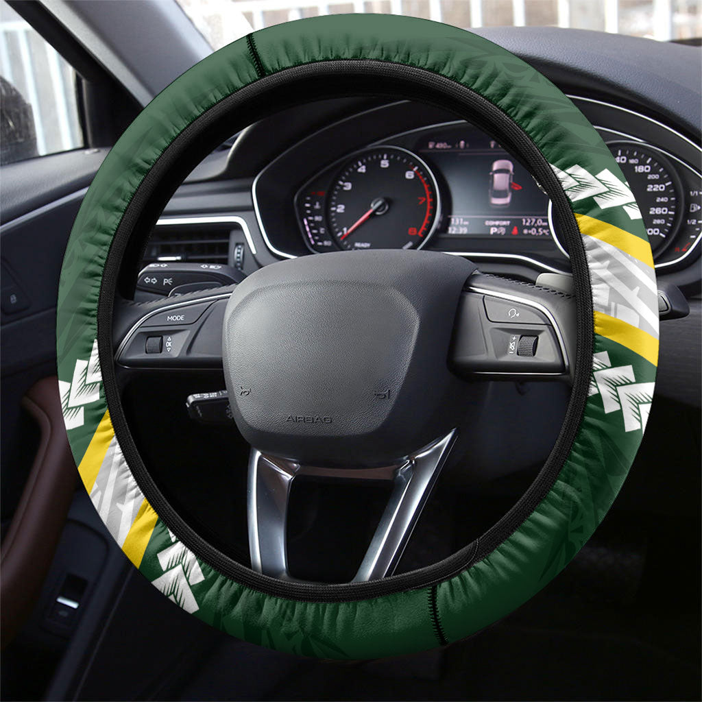 Cook Islands Rugby Avaiki Steering Wheel Cover GO Kuki LT7 - Polynesian Pride
