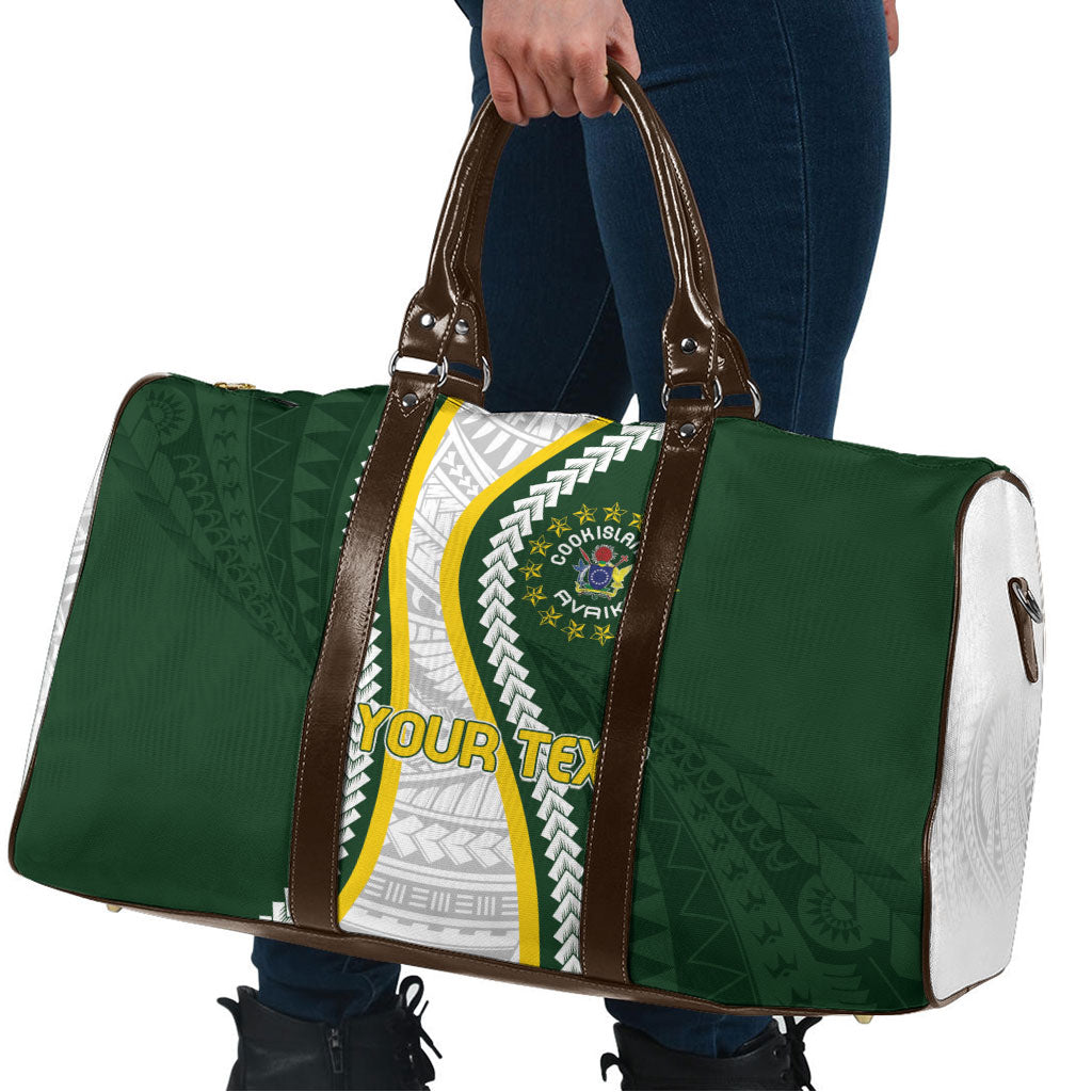 Cook Islands Rugby Personalized Avaiki Travel Bag GO Kuki LT7 - Polynesian Pride
