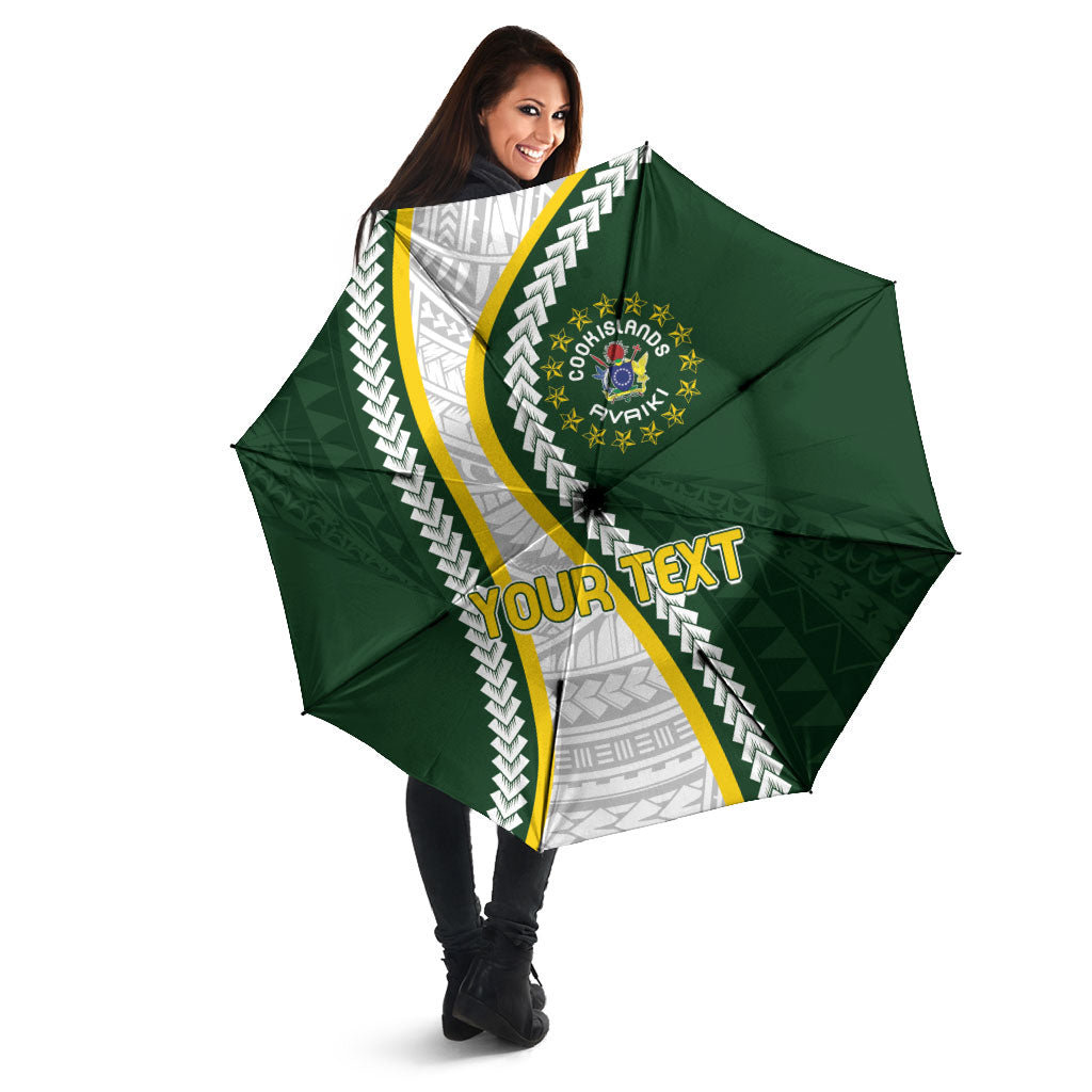 Cook Islands Rugby Personalized Avaiki Umbrella GO Kuki LT7 - Polynesian Pride