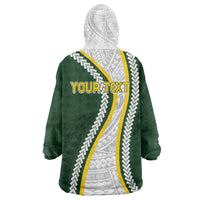 Cook Islands Rugby Personalized Avaiki Wearable Blanket Hoodie GO Kuki LT7 - Polynesian Pride
