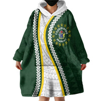 Cook Islands Rugby Personalized Avaiki Wearable Blanket Hoodie GO Kuki LT7 - Polynesian Pride