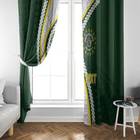 Cook Islands Rugby Personalized Avaiki Window Curtain GO Kuki LT7 - Polynesian Pride