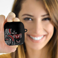 New Zealand Darts Personalized Hei Manaia AirPods Case Classic Kowhaiwhai LT7 - Polynesian Pride