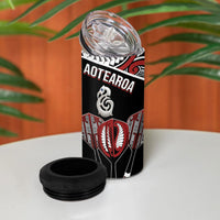 New Zealand Darts Hei Manaia 4 in 1 Can Cooler Tumbler Classic Kowhaiwhai LT7 - Polynesian Pride