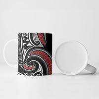 New Zealand Darts Hei Manaia Ceramic Mug Classic Kowhaiwhai LT7 - Polynesian Pride