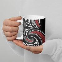 New Zealand Darts Hei Manaia Ceramic Mug Classic Kowhaiwhai LT7 - Polynesian Pride