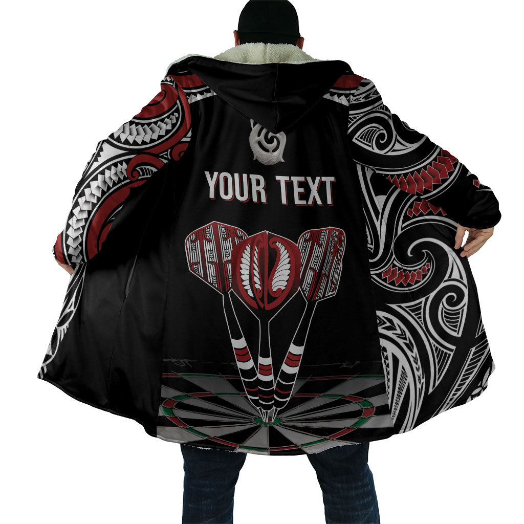 New Zealand Darts Personalized Hei Manaia Cloak Classic Kowhaiwhai LT7 - Polynesian Pride
