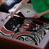 New Zealand Darts Personalized Hei Manaia Puzzle Classic Kowhaiwhai LT7 - Polynesian Pride