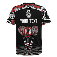 New Zealand Darts Personalized Hei Manaia Rugby Jersey Classic Kowhaiwhai LT7 - Polynesian Pride