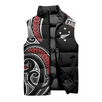 New Zealand Darts Personalized Hei Manaia Sleeveless Puffer Jacket Classic Kowhaiwhai LT7 - Polynesian Pride