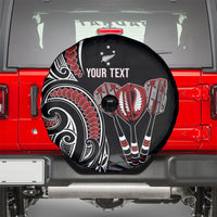 New Zealand Darts Personalized Hei Manaia Spare Tire Cover Classic Kowhaiwhai LT7 - Polynesian Pride