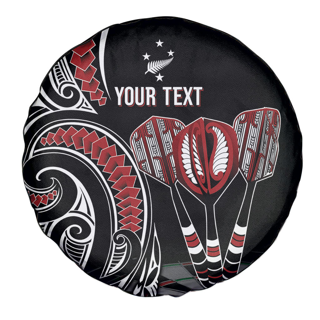 New Zealand Darts Personalized Hei Manaia Spare Tire Cover Classic Kowhaiwhai LT7 - Polynesian Pride