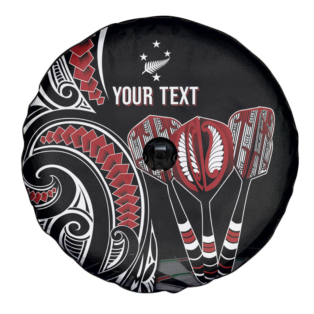 New Zealand Darts Personalized Hei Manaia Spare Tire Cover Classic Kowhaiwhai LT7 - Polynesian Pride