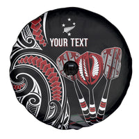 New Zealand Darts Personalized Hei Manaia Spare Tire Cover Classic Kowhaiwhai LT7 - Polynesian Pride