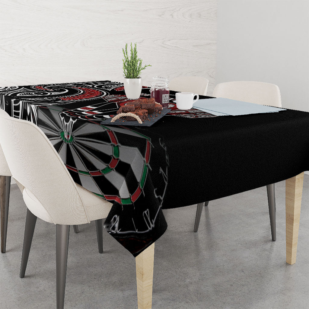 New Zealand Darts Personalized Hei Manaia Tablecloth Classic Kowhaiwhai LT7 - Polynesian Pride