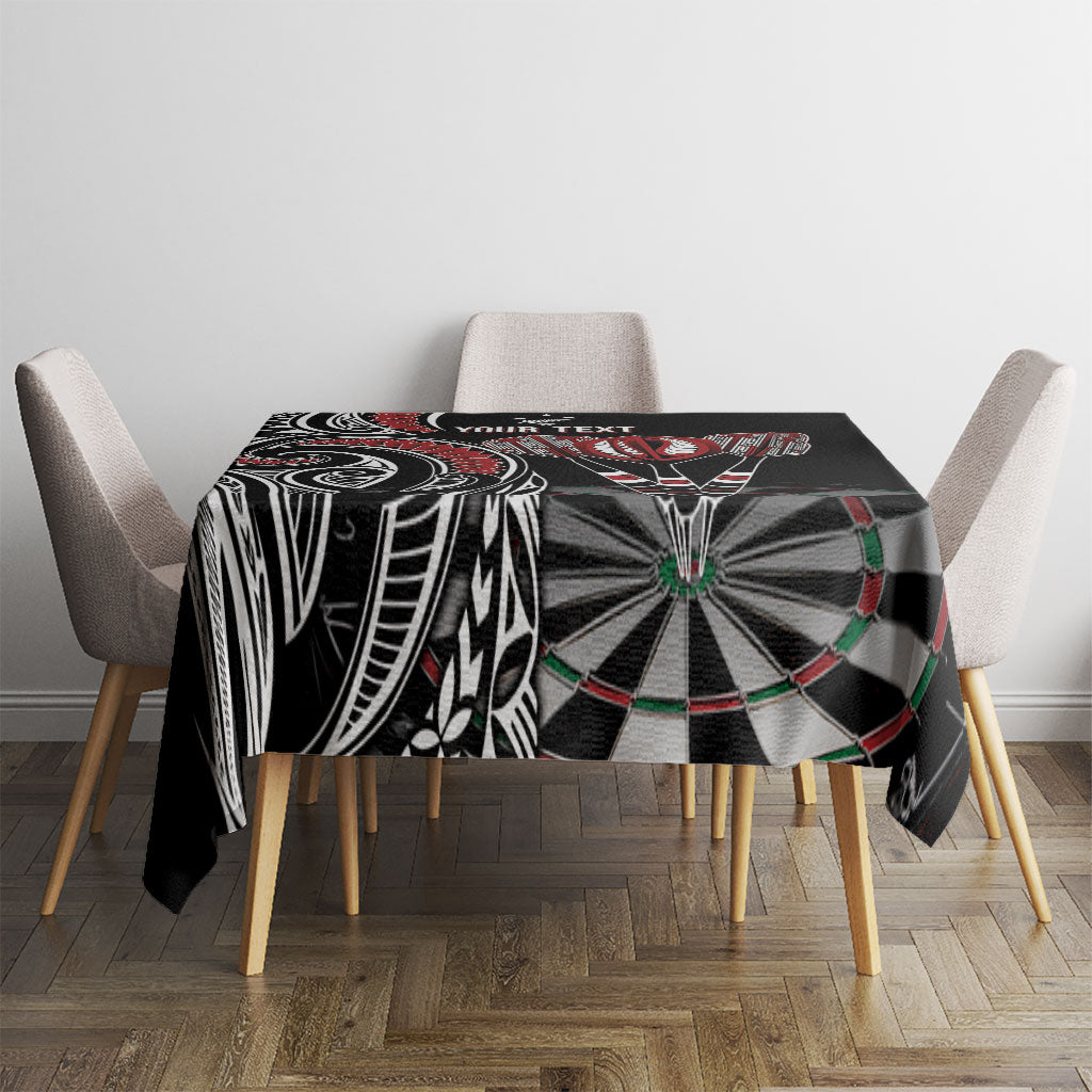 New Zealand Darts Personalized Hei Manaia Tablecloth Classic Kowhaiwhai LT7 - Polynesian Pride