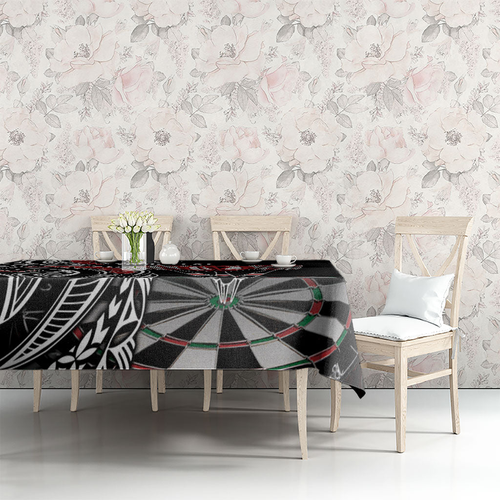 New Zealand Darts Personalized Hei Manaia Tablecloth Classic Kowhaiwhai LT7 - Polynesian Pride
