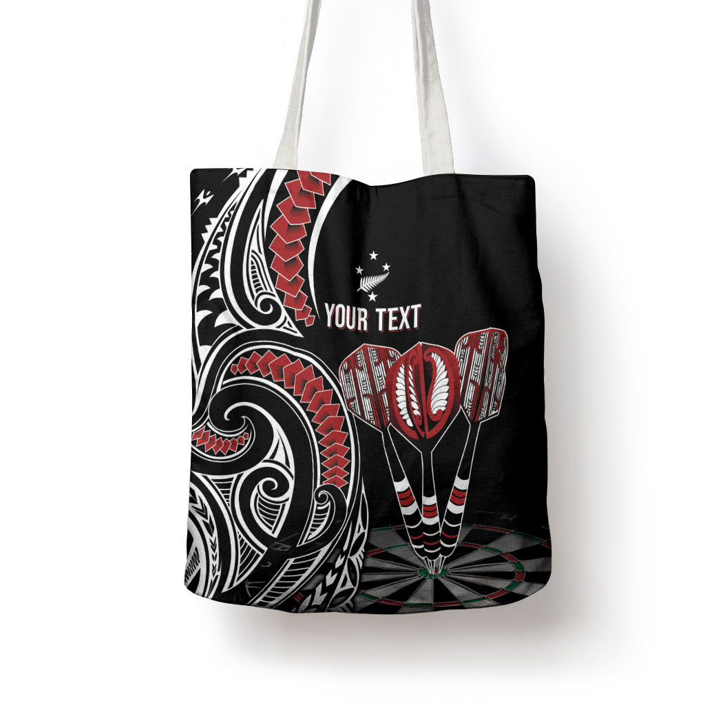 New Zealand Darts Personalized Hei Manaia Tote Bag Classic Kowhaiwhai LT7 - Polynesian Pride