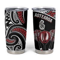 New Zealand Darts Hei Manaia Tumbler Cup Classic Kowhaiwhai LT7 Black - Polynesian Pride