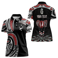 New Zealand Darts Personalized Hei Manaia Women Polo Shirt Classic Kowhaiwhai LT7 - Polynesian Pride