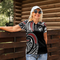 New Zealand Darts Personalized Hei Manaia Women Polo Shirt Classic Kowhaiwhai LT7 - Polynesian Pride