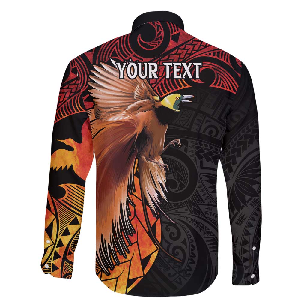 Papua New Guinea Personalised Family Matching Summer Maxi Dress and Hawaiian Shirt Grunge Style 49th Independence Anni LT7 - Polynesian Pride