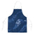 Aloha Hawaii Floral Tapa Apron Patchwork Navy - Polynesian Pride