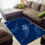 Aloha Hawaii Floral Tapa Area Rug Patchwork Navy - Polynesian Pride