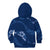 Aloha Hawaii Floral Tapa Kid Hoodie Patchwork Navy - Polynesian Pride