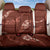 Aloha Hawaii Floral Tapa Back Car Seat Cover Patchwork Crimson - Polynesian Pride