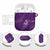 Aloha Hawaii Floral Tapa AirPods Case Patchwork Violet - Polynesian Pride