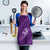 Aloha Hawaii Floral Tapa Apron Patchwork Violet - Polynesian Pride