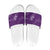 Aloha Hawaii Floral Tapa Slide Sandals Patchwork Violet - Polynesian Pride