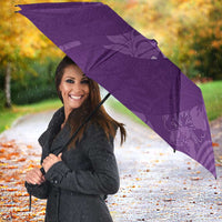 Aloha Hawaii Floral Tapa Umbrella Patchwork Violet - Polynesian Pride