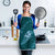 Aloha Hawaii Floral Tapa Apron Patchwork Teal - Polynesian Pride