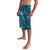 Aloha Hawaii Floral Tapa Lavalava Patchwork Teal - Polynesian Pride