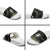 Aloha Hawaii Floral Tapa Slide Sandals Patchwork Charcoal - Polynesian Pride