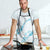 Aloha Hawaii Floral Tapa Apron Patchwork Turquoise - Polynesian Pride