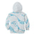 Aloha Hawaii Floral Tapa Kid Hoodie Patchwork Turquoise - Polynesian Pride