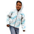 Aloha Hawaii Floral Tapa Kid Hoodie Patchwork Turquoise - Polynesian Pride