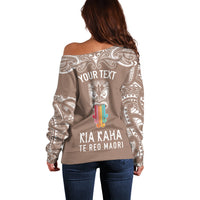 personalised-kia-kaha-te-reo-maori-off-shoulder-sweater-hei-tiki-mix-koru-brown