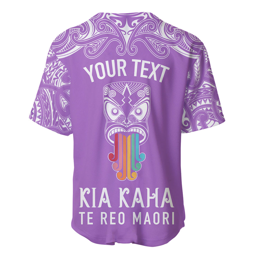 personalised-kia-kaha-te-reo-maori-baseball-jersey-hei-tiki-mix-koru-purple